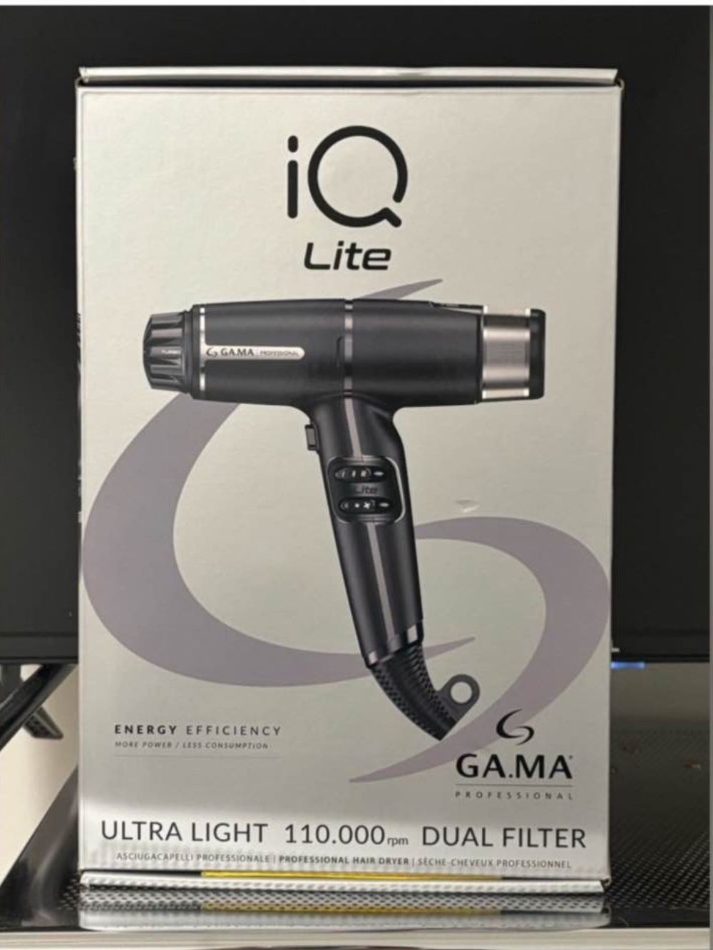 New-In-Sealed-Box GA.MA iQ Lite Professional Hair Dryer